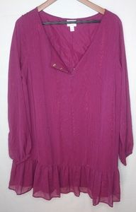 Isabel XL Fushia Flowy Mini Dress Maternity